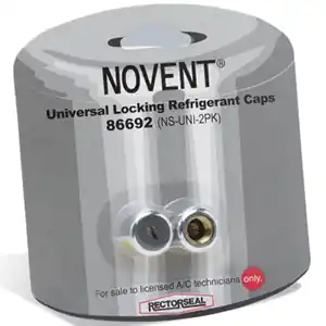 Rectorseal 86695 novent silver universal ref cap 5/16 inches 2 per pack