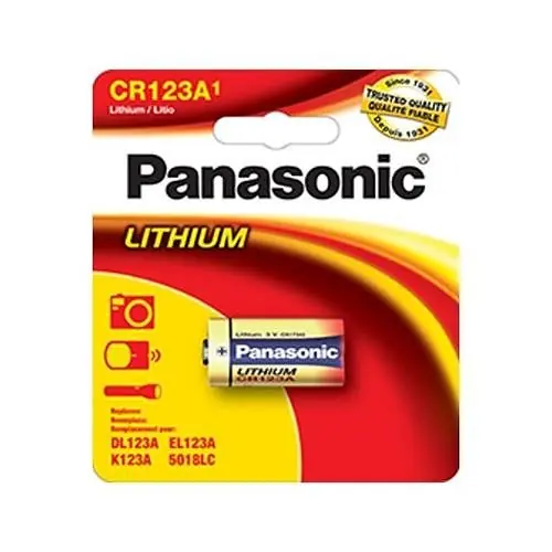 Panasonic CR-123APA/1B Camera Battery 3V DC 1-Pack Replacement CR-123APA/1B