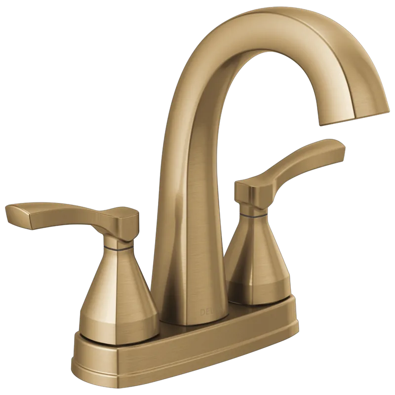 DELTA 25775-CZ-PR-MPU-DST Stryke Two Handle Centerset Bathroom Faucet 1.2 GPM