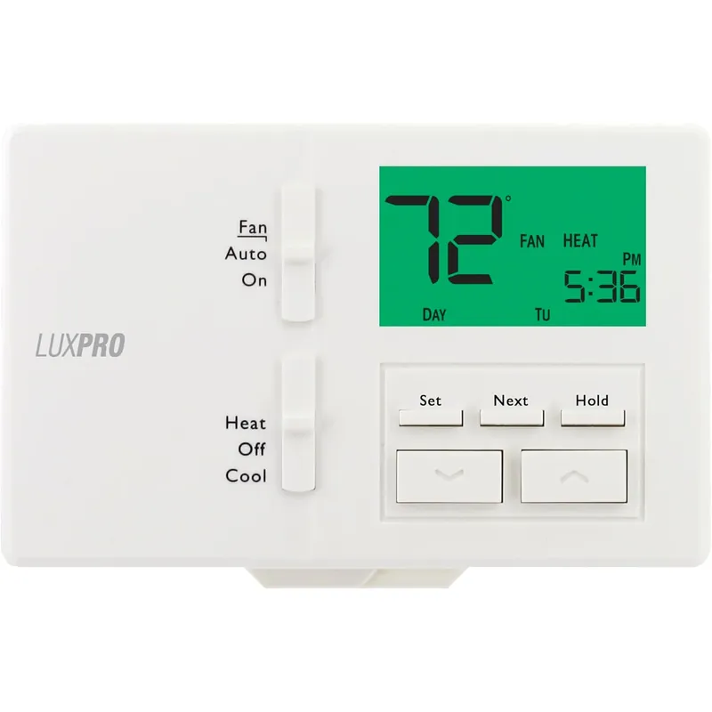Lux Products P711-010 All in One Non Programmable/Programmable Thermostat