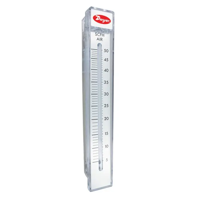 Dwyer RMC-108-SSV Rate-Master Flowmeter 180-1800 SCFH Air SS Valve