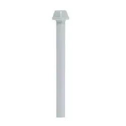 Macomb Group P1-12A 3/8 OD X 12 Poly Lav Supply Tube Faucet Riser W/Compression Sleeve