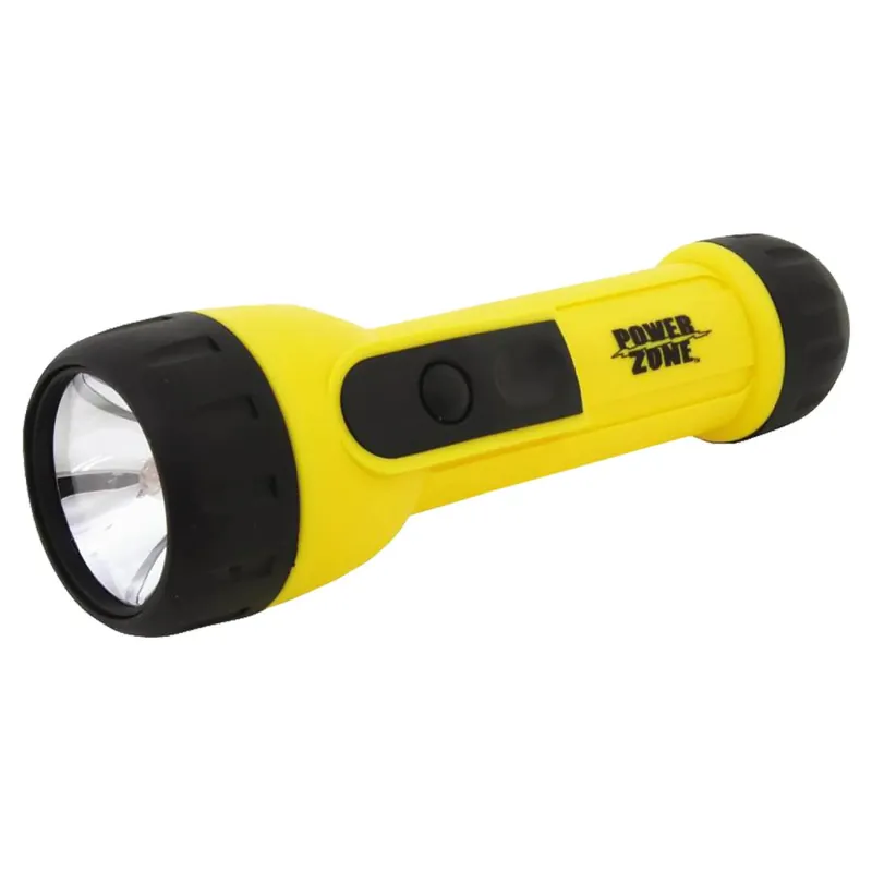 Power Zone JL-L0013L High-Impact Flashlight 13 Lumens 50 m Beam Distance