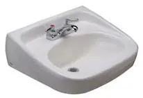 ZURF Z5341 Z.L3.S Hand Washing System with 20 inches x 18 inches Wall Hung Lavatory with 0.5 GPM Single-Hole