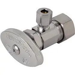 Macomb Group LF894003 5/8 Comp (1/2 Nom) X 3/8 Comp Cp Lead Free Angle Stop W/Hdl