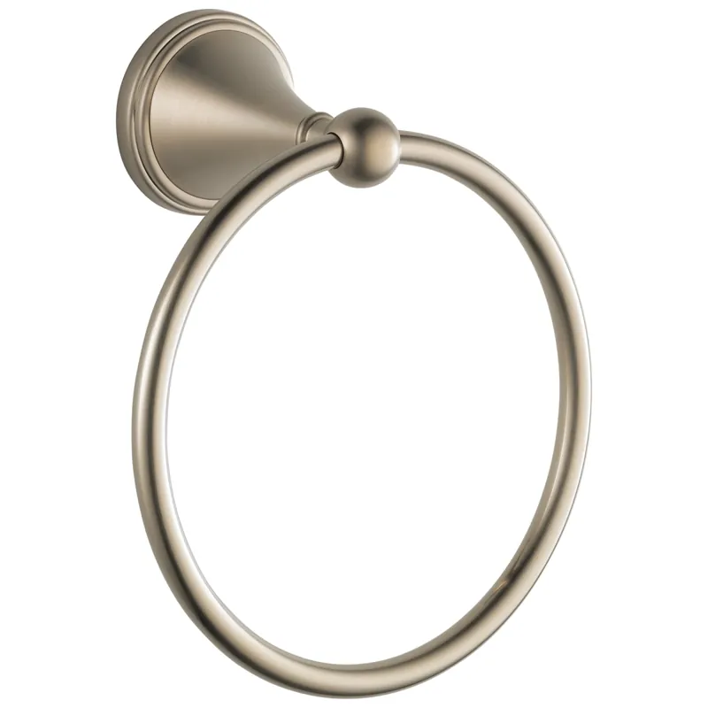 Brizo 69546-BN Round Closed Towel Ring in Brushed Nickel