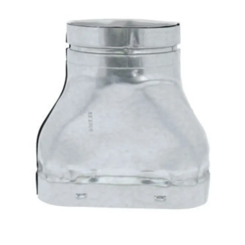 M&G Duravent 4BVOAOR 4 Inches B-Vent Oval-To-Round Adapter