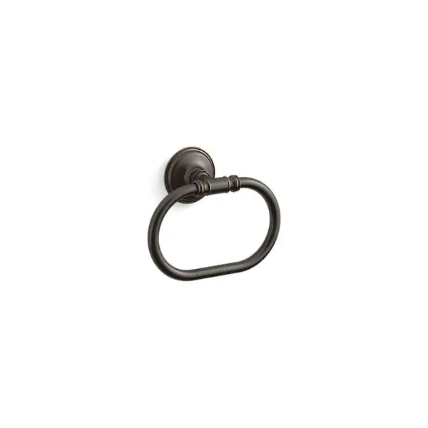 Kohler 26501-2BZ Eclectic Oval Closed Towel Ring