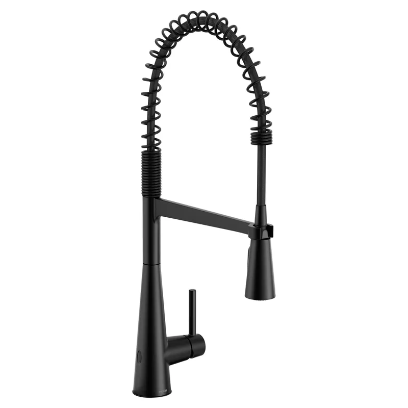 Moen 5925EWBL Lf 1.5 1Hdl Lev Kitc Fct Sleek