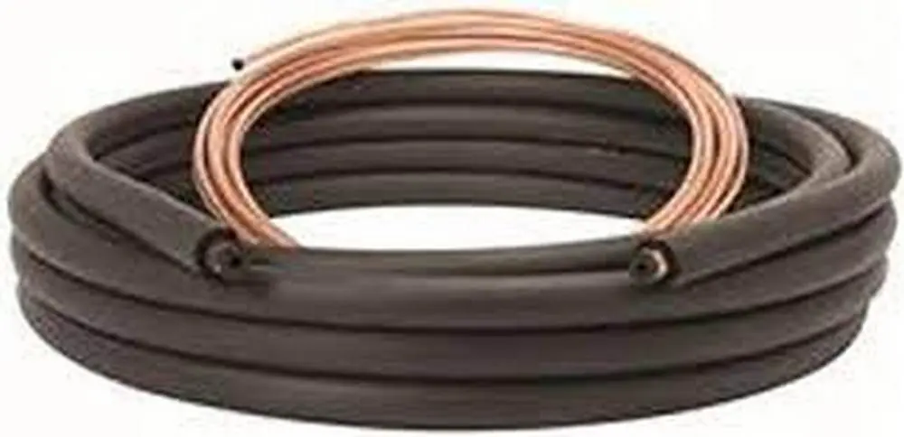 Mueller 00821000C Insulated Copper Line 1/2 x 1/2 Wall 100' Black