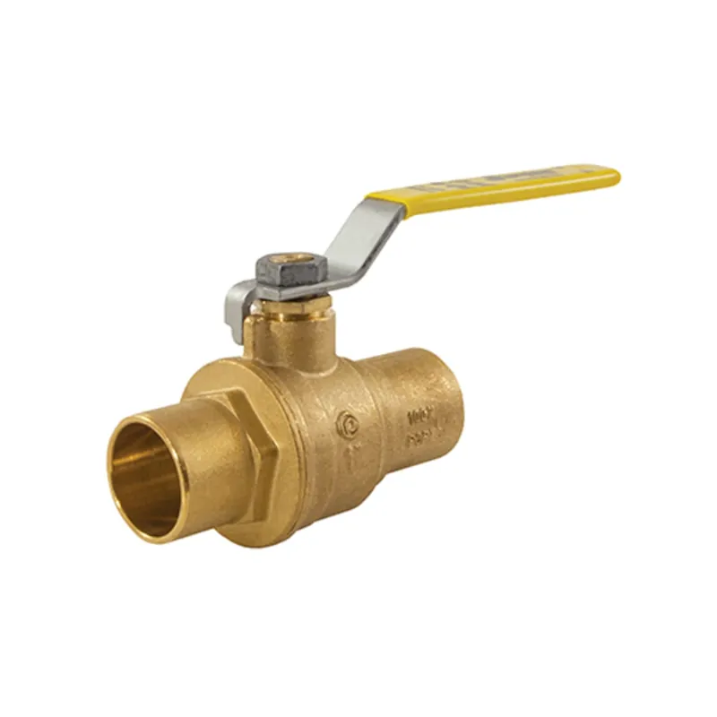 Jomar 100-806 Brass c x c ball valve 1-1/4 in