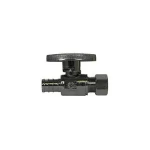 A Y Mcdonald 72080P Straight 1/4 Turn Supply Stop 1/2 x 3/8 in