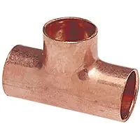 Nibco 9102250CB Copper Reducing Tee 1-1/2 inch x 3/4 inch x 1/2 inch