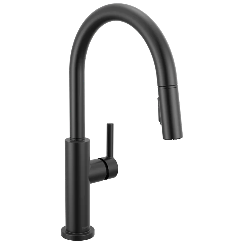 Delta Faucet 19867LF-BL Nicoli Single Handle Pull-Down Kitchen Faucet