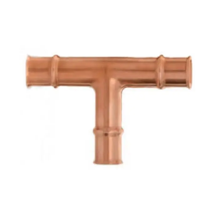 Refrigeration Press Fittings 3.09118E+12 Tee 1 1/8 inch Press Refrigeration Fitting