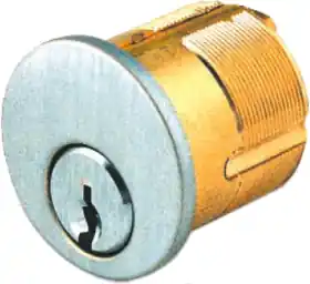 Schlage Lock 30-001-F-626-KD-118 Commercial 30-001 1-1/8 inches 6-Pin Mortise Cylinder Schlage L Cam Compression Ring & Spring