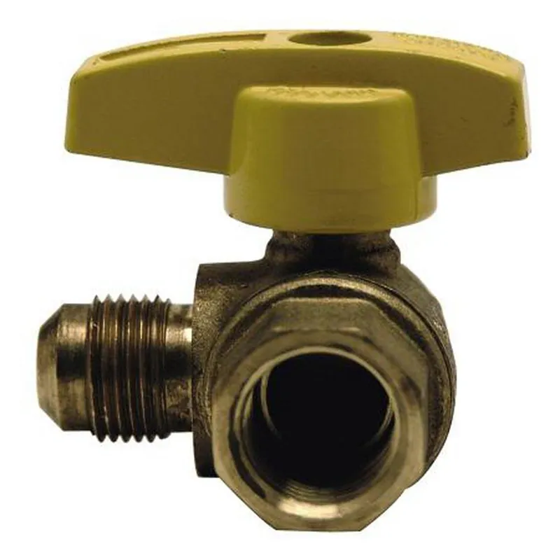 BrassCraft TBVA8-8 TBVA Series 1/2 in. Brass Flare x FIPT T-Handle Gas Ball Valve