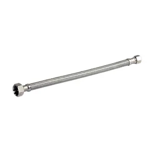 Everflow 27112-NL 12 Inches SS Braided 1/2 Inches IPS X 3/8 Comp Faucet Supply Lead Free