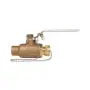 Conbraco 70LF-204-HC 3/4 solder x 3/4 hose lead free brz ball valve w/cap and chain