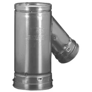 Hart & Cooley 4RYF43 B vent, wye, 4 inches run, 3 inches branch