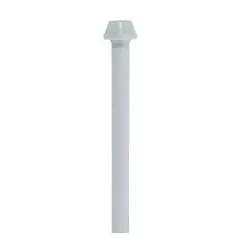 Macomb Group P1-36A 3/8 OD X 36 Poly Lav Supply Tube Faucet Riser W/Compression Sleeve