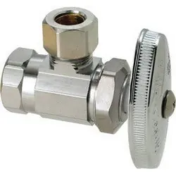 Macomb Group LF890003 1/2 FPT X 3/8 Comp Cp Lead Free Angle Stop W/Hdl