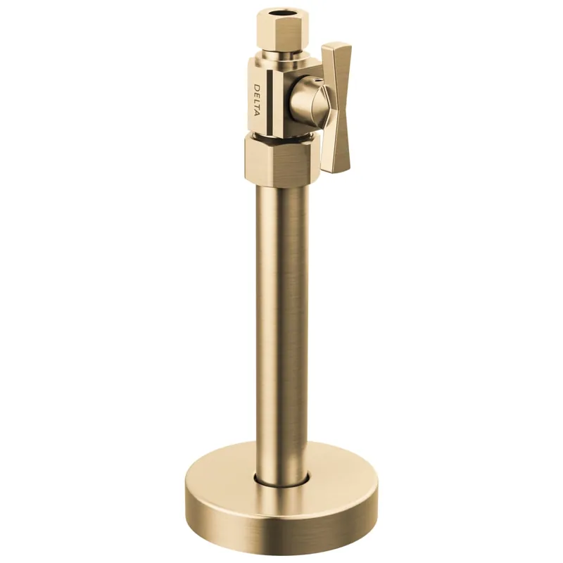 Delta DT021203-CZ Stop Valve Straight Supply Transitional Brass 1/2 Inch Cross