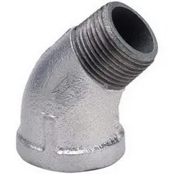 Macomb Group B.NMS45L 1/4 Std Galv 45 St Ell