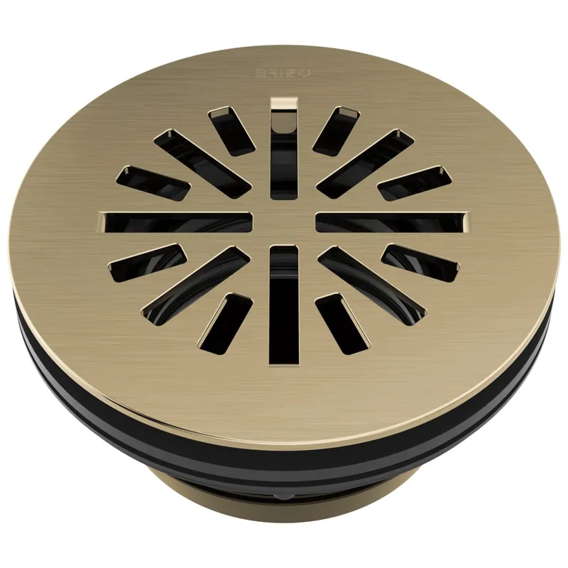 Brizo BT051414-GL Shower Drain Prefab Round 4 Inch
