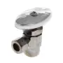 Macomb Group R19XC 1/2 Swt X 3/8 Comp Cp Lead Free Angle Stop W/Hdl