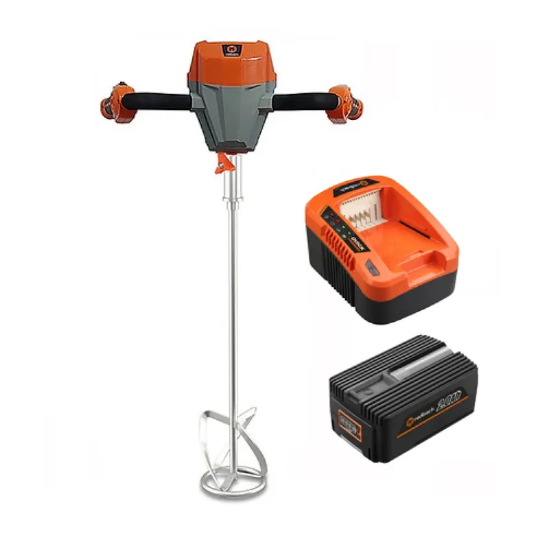 Redback E808C-MKIT2A Flex Series 40V Mixing Auger Kit W Auger Head Mix Blade 2Ah Battery & 5A Charger