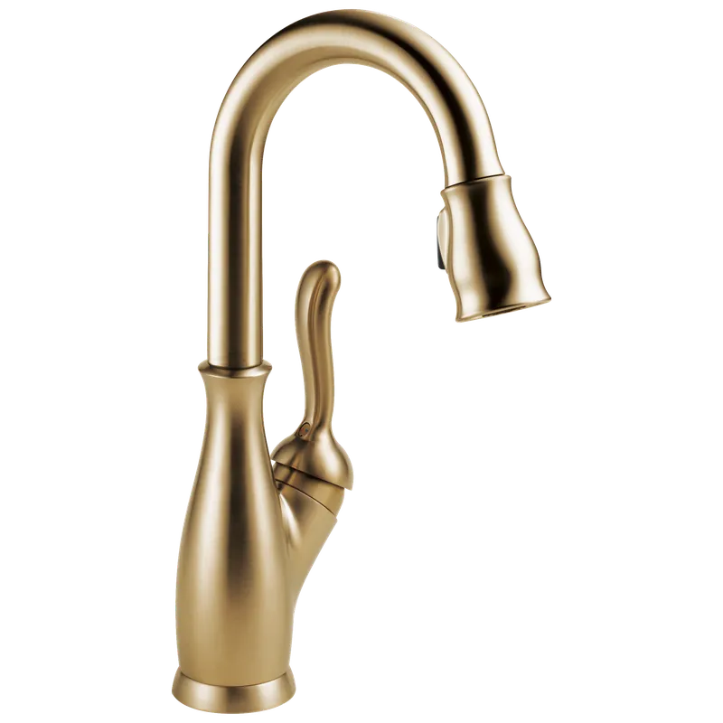 Delta 9678-CZ-DST Leland Single Handle Pull-Down Bar/Prep Faucet