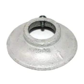 Fire Protection 01-303 Galv Ci Wall Plate 2 IN IPS