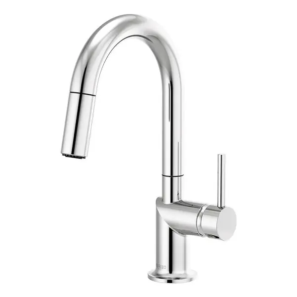 Brizo 63975LF-PCLHP Odin Pull-Down Prep Faucet with Arc Spout
