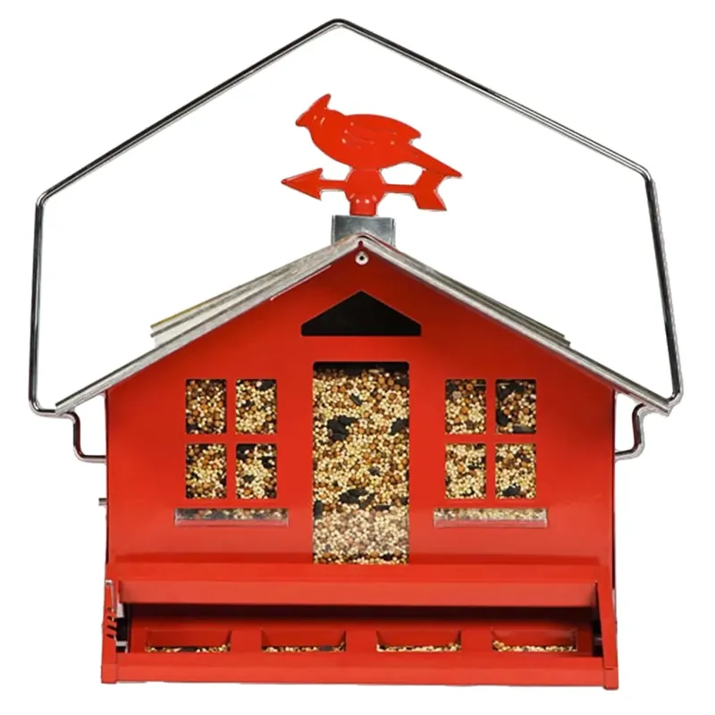 WOODSTREAM 338 Perky-Pet Squirrel-Be-Gone II Country House Wild Bird Feeder 8 lb