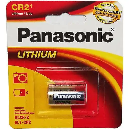 Panasonic CR-2PA/1B Lithium Battery 3V DC 850mAh - Single Pack