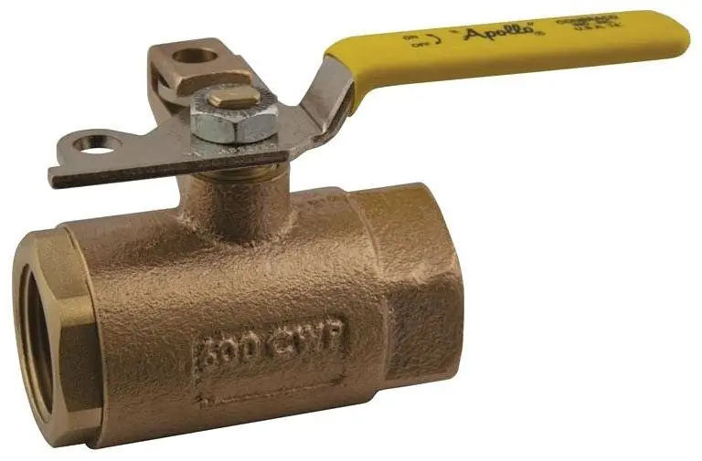 Conbraco 75-106-01 1-1/4 Brass Ball Valve W/Locking Hdl