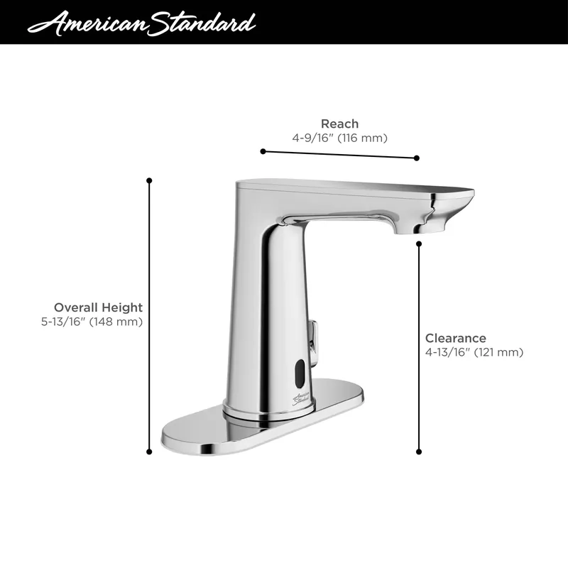 American Standard 7020205 Clean IR Touchless Faucet Battery-Powered with Above-Deck Mixing