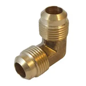 Macomb Group 55-5 Brass Flare 90 Ell Union 5/16 IN