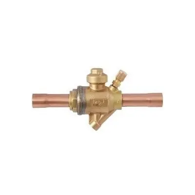 Sporlan 502199 Ball Valve, 3/8 w/ Integral Pressure Relief Less Tap EBV-PR1030