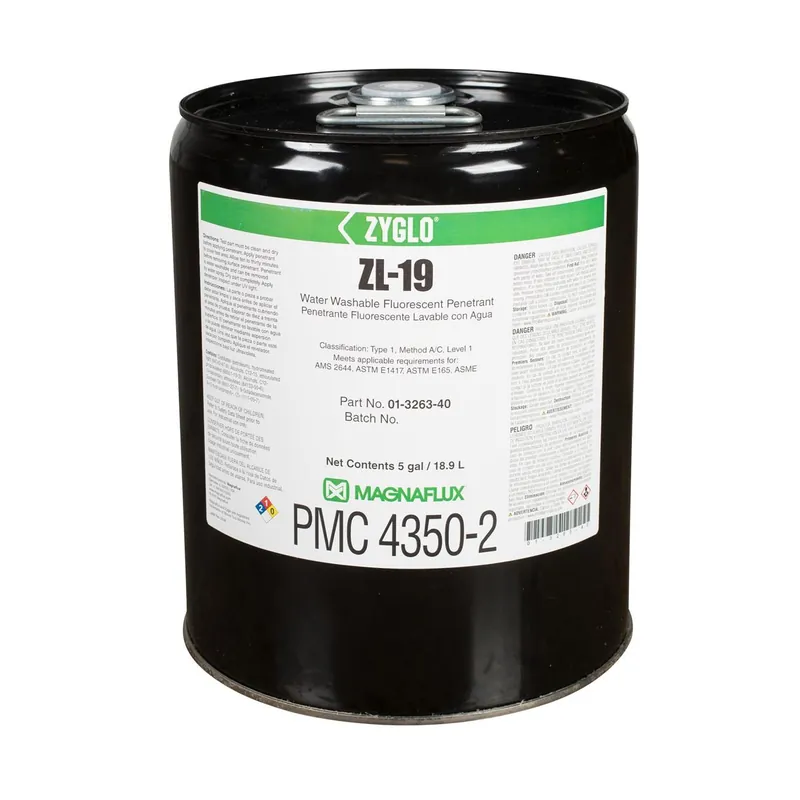 Magnaflux 01-3263-40 Water Washable Fluorescent Penetrant Level 1 5 gal