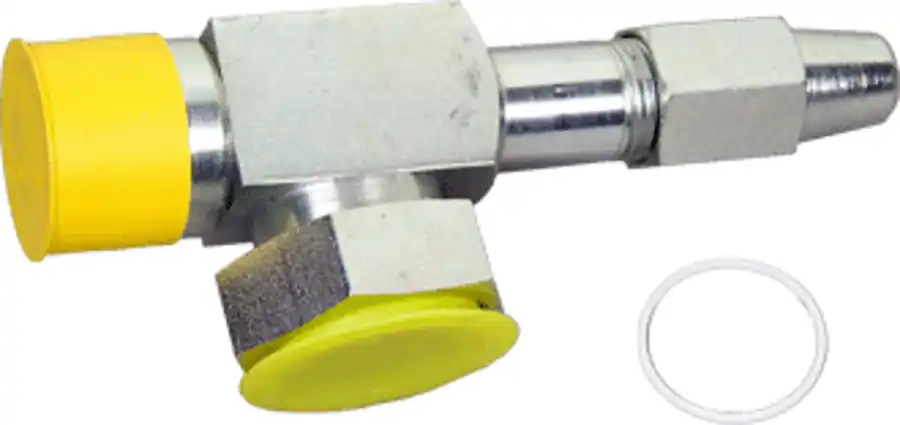 Emerson 998-0510-46 Service Valve, 1-3/8 inches Sweat 1-3/4 inches-12 Rotalock Discharge w/ Teflon Seal