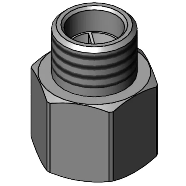 TSB 016419-25 T&S Brass 3/8 Female Comp X 3/8 Male Comp Check Valve