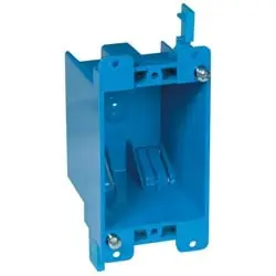 THOMAS & BETTS B114R-UPC CARLON CONDUIT ELECTRCL OUTLETBOX SINGLE GANG 4 INCHES