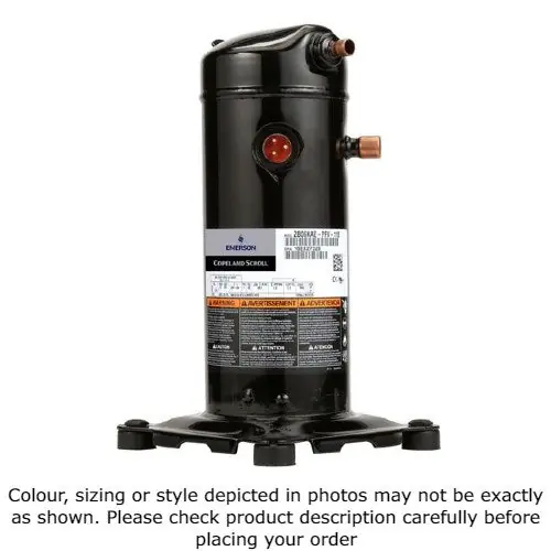 Emerson ZB08KAE-PFV-818 Compressor, 208-230/1 Scroll 1/2 inches x 3/4 inches Compliant