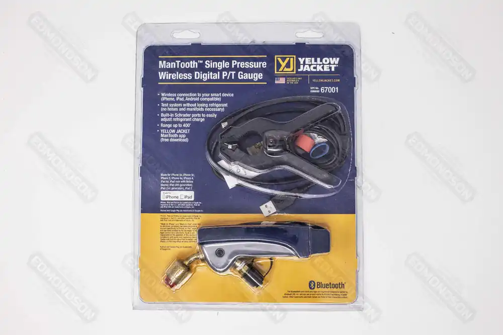 YELLOW JACKET 67001 ManTooth Wireless Digital P/T Gauge