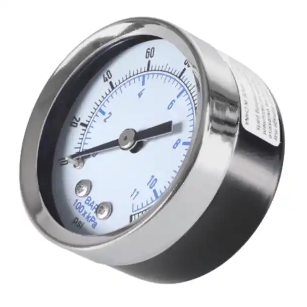 KODIAK CONTROLS KC10220160 Pressure Gauge KC102 Series 2.0 Inches Dial 1/4 Inches NPT Center Back Mount 160 PSI