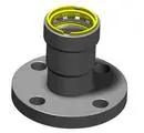 PRESS PWR7482420 Pwr7482420 3/4 Gas Press Flange Adapter