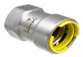 Apollo Powerpress PWR7482343 Gas Straight Connector FF 2 inches x FPT2 inches