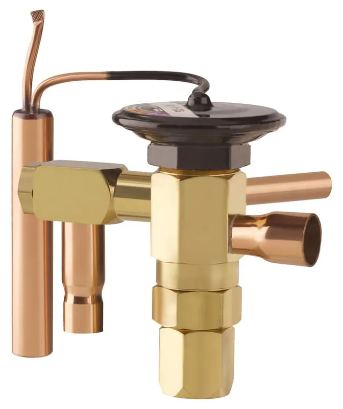 Parker Hannifin 040406-15 3/8 x 1/2 ODF x ODF Thermostatic Expansion Valve with 60 Capillary Tube